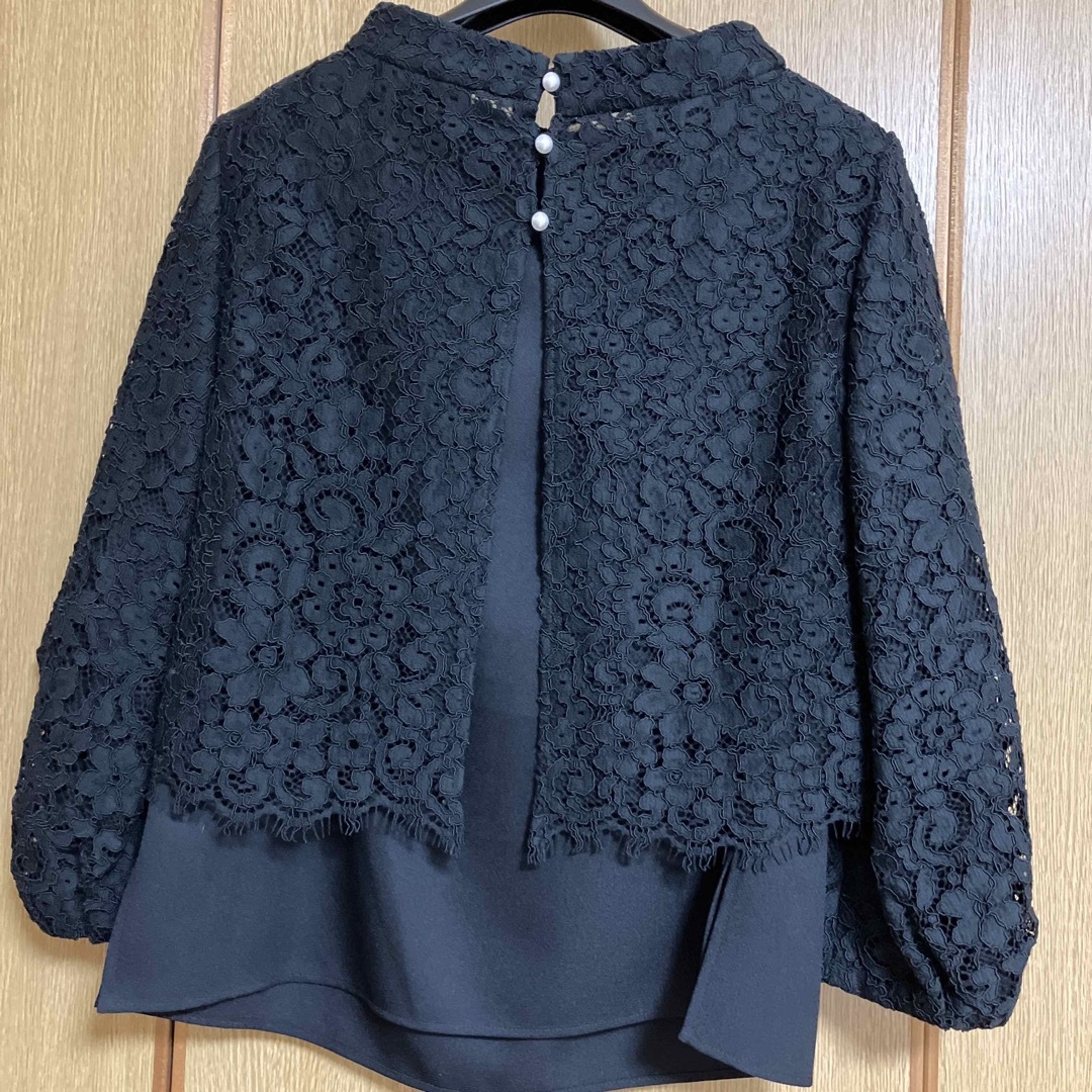 ルネ rene ブラウス レース 黒 36 Mサイズ