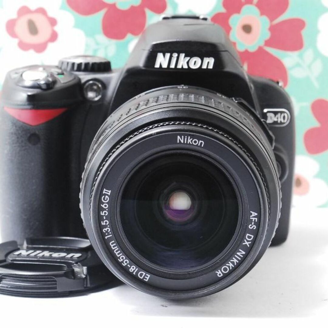 Nikon - ❤️小さい軽い簡単綺麗❤Nikon D40❤届いてすぐ使える