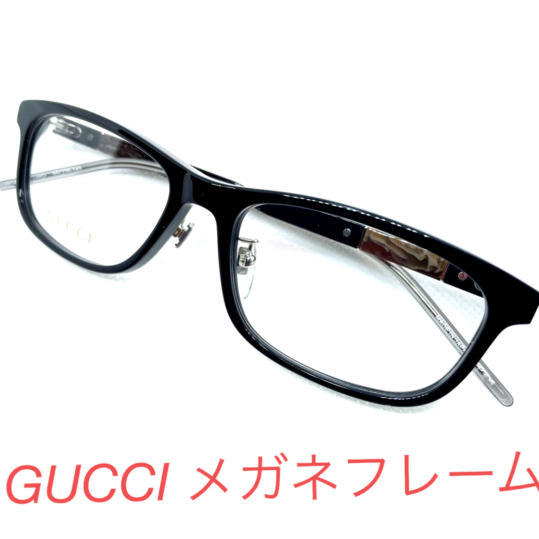 Gucci - グッチ メガネフレーム GG0858OJ 002 ブラック 国内正規品の