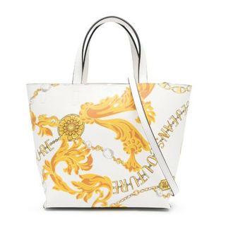 VERSACE JEANS COUTURE ハンドバッグ バロック ホワイト(ハンドバッグ)