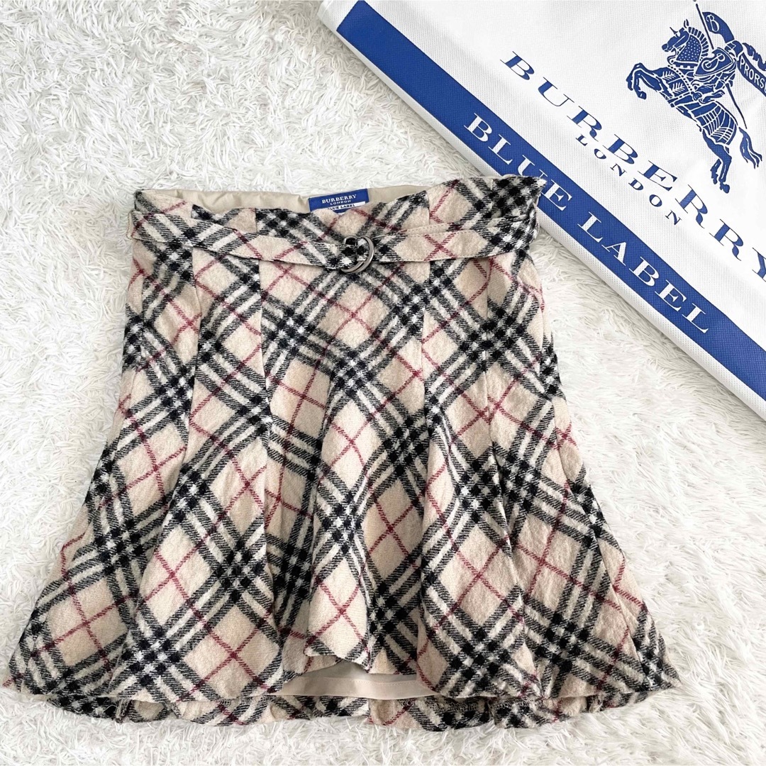 BURBERRY BLUE LABEL - バーバリーブルーレーベル スカート ノバ