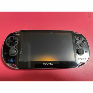 プレイステーションヴィータ(PlayStation Vita)のvita  クリスタルブラック　完全ジャンク品　B(携帯用ゲーム機本体)