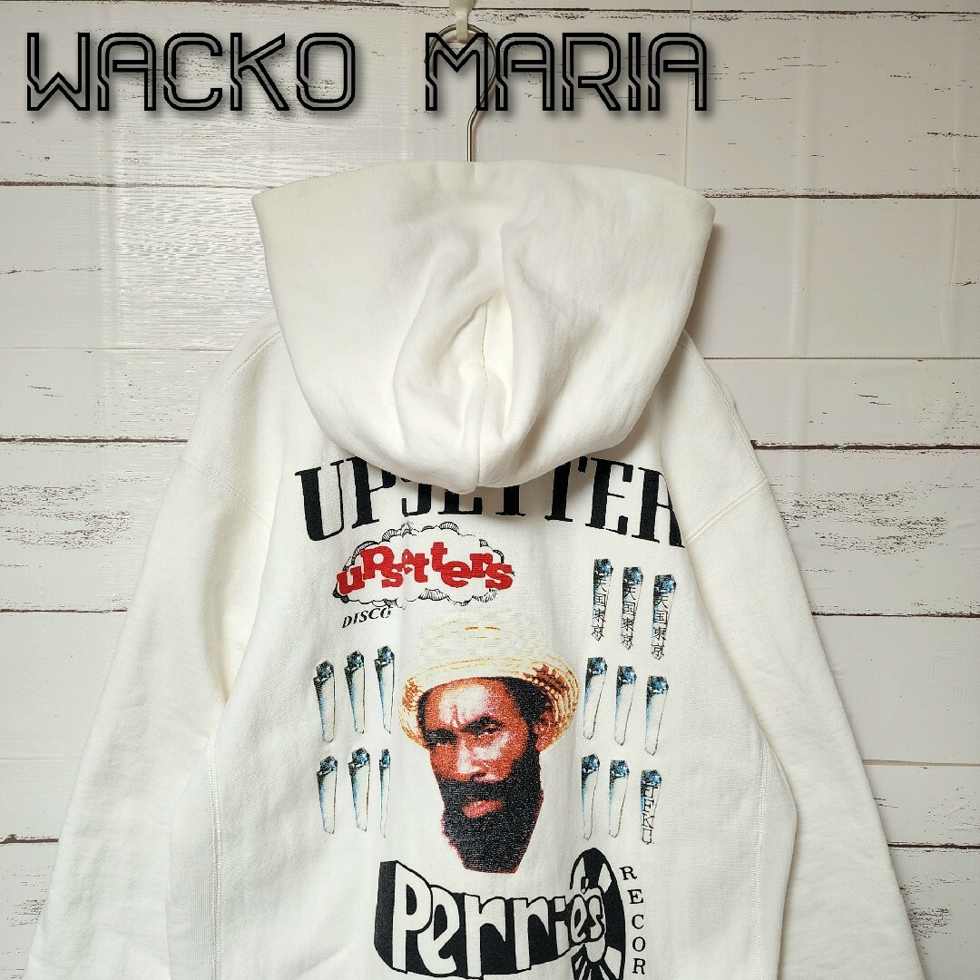 トップス《超希少》WACKO MARIA ワコマリア パーカー ホワイト M