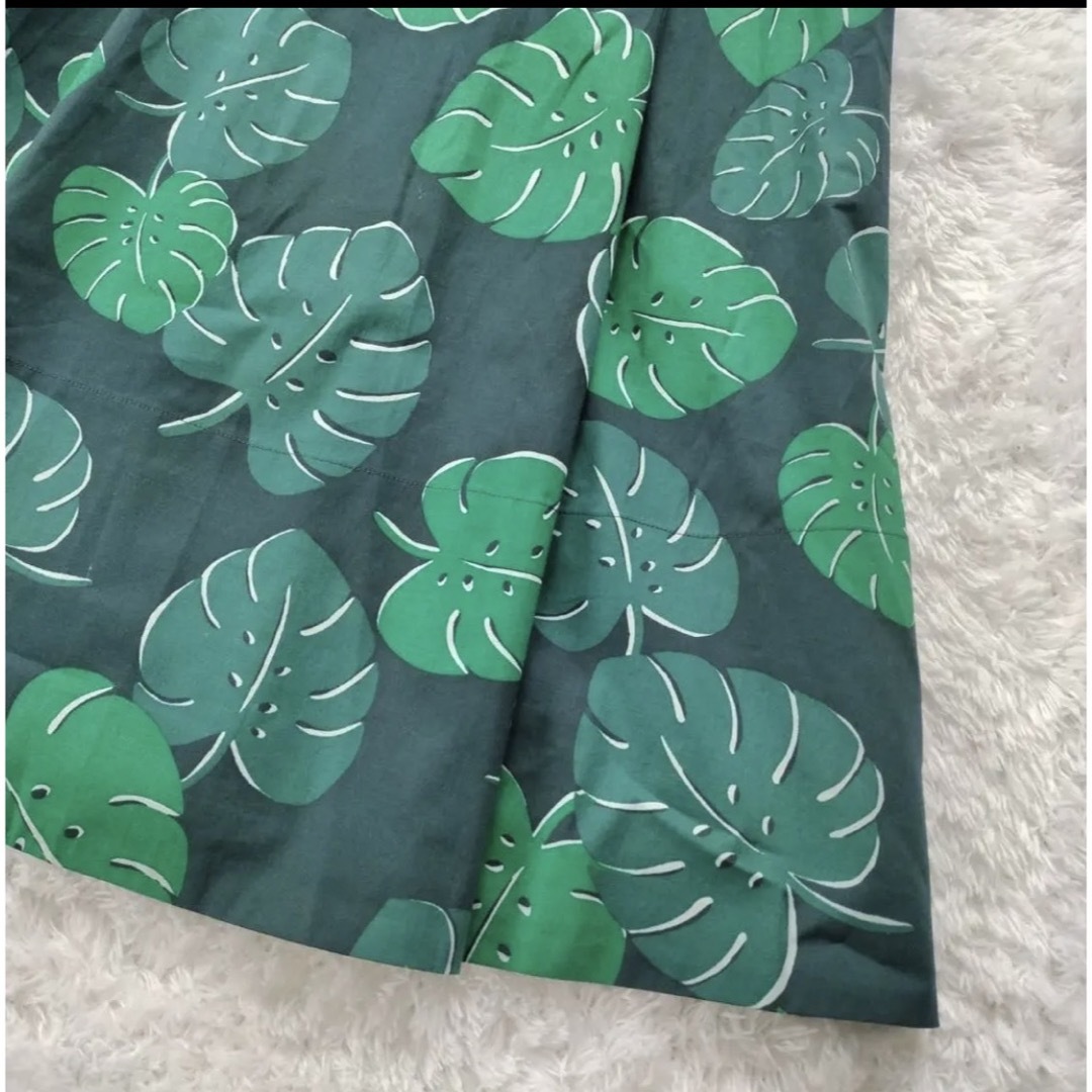 kate spade ケイトスペード ドレス グリーン モンステラ 新品