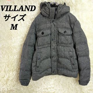 シマムラ(しまむら)のVILLAND【M】ダウンジャケット アウター ジップアップ フード付 しまむら(ダウンジャケット)