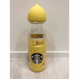 スターバックスコーヒー(Starbucks Coffee)のスタバ　レモンキャップ＆リッドサニーボトルイエロー500ml(タンブラー)