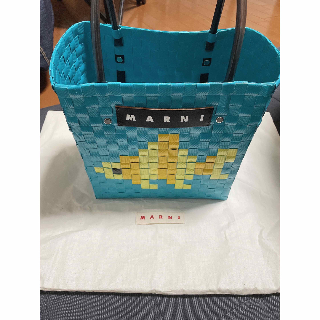 marni カゴバッグ　イエローフィッシュ