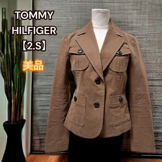 トミーヒルフィガー(TOMMY HILFIGER)の美品★TOMMY HILFIGER ジャケット 裏 ブランドカラーライン S(テーラードジャケット)