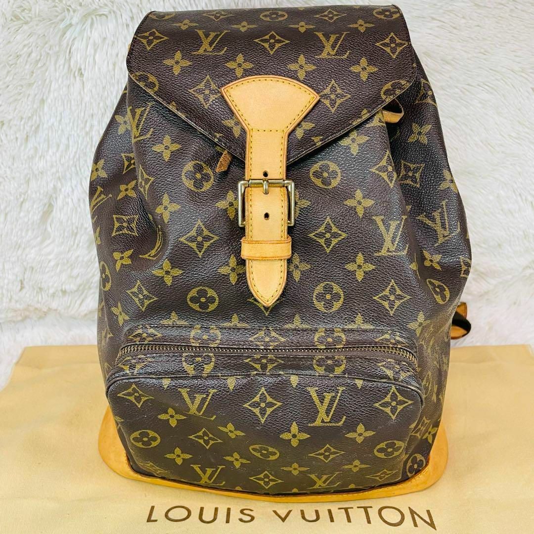 LOUIS VUITTON - 【希少・美品】ルイヴィトン モンスリGM リュック