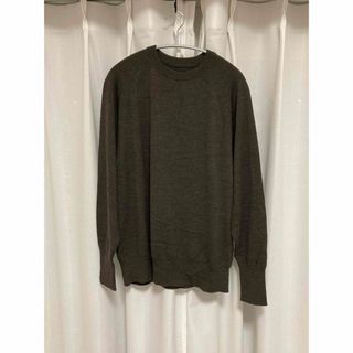 バトナー(BATONER)のBATONER 22aw Men BABY WOOL CREW NECK(ニット/セーター)