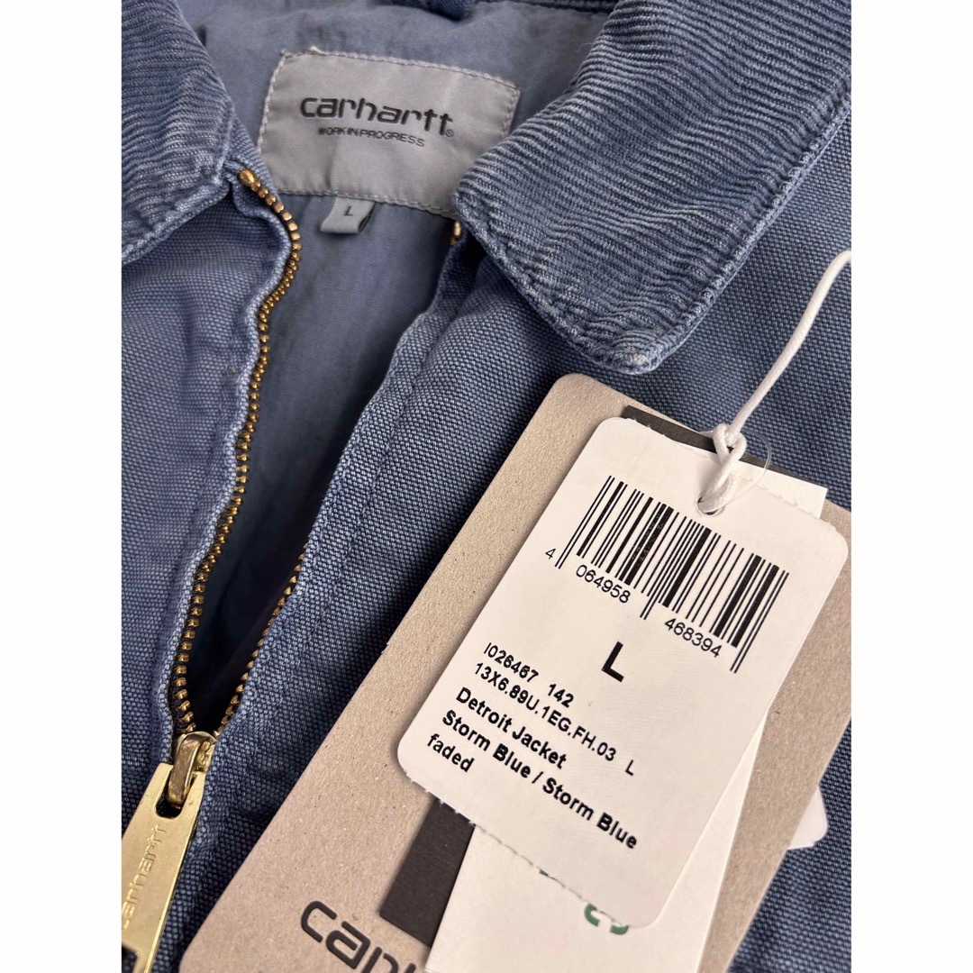 カーハート Carhartt ビンテージ デトロイトジャケット ブルー系 Ｌ