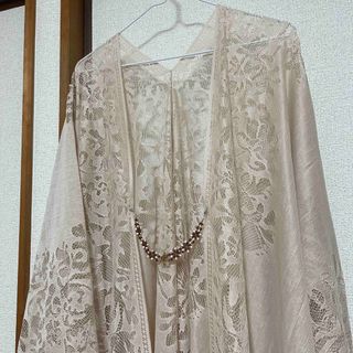 キモノマチ(KIMONOMACHI)の「新品」洗える羽織、夏物、レース、ショール、未着用、普段着　夏物羽織「高級品」(着物)