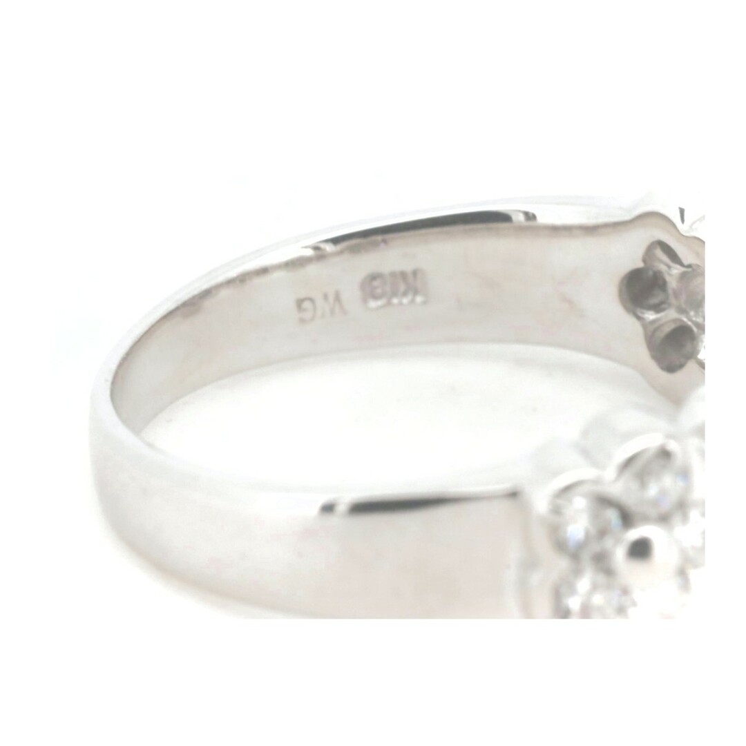 PonteVecchio(ポンテヴェキオ)の目立った傷や汚れなし ポンテヴェキオ ダイヤモンド リング 指輪 0.46ct 8号 K18WG(18金 ホワイトゴールド) レディースのアクセサリー(リング(指輪))の商品写真