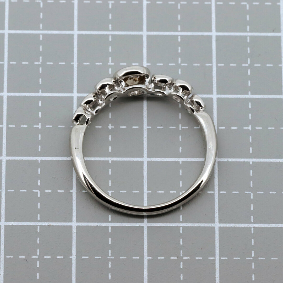 目立った傷や汚れなし カシケイ ベゼル ダイヤモンド リング 指輪 0.30ct 0.20ct 13号 PT900(プラチナ) レディースのアクセサリー(リング(指輪))の商品写真