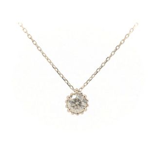 目立った傷や汚れなし カシケイ ミル ダイヤモンド ネックレス 0.20ct K18BG(18金 ブラウンゴールド)(ネックレス)