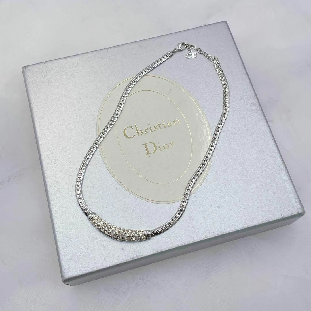 Christian Dior - ✨極美品✨ Dior ラインストーン ネックレス