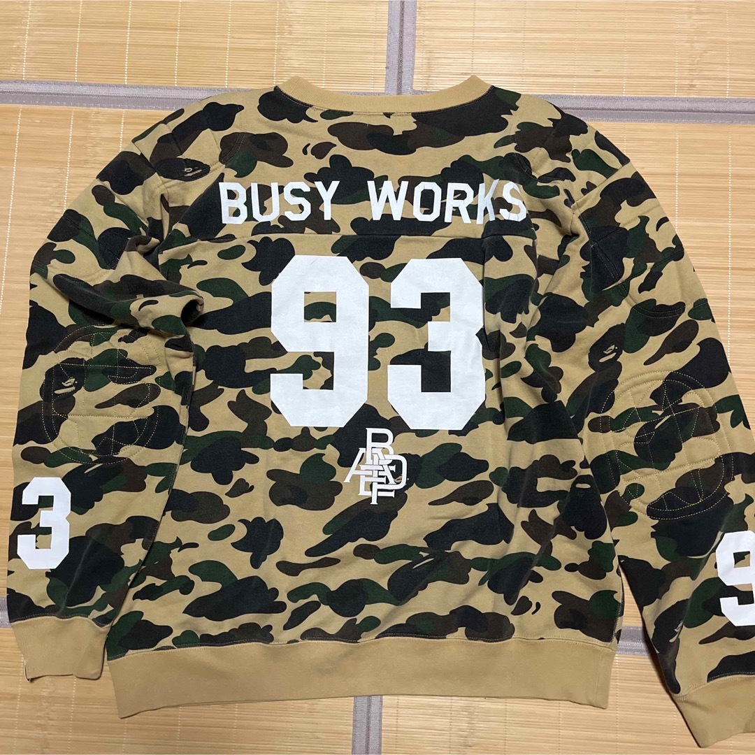 APE BAPE KAWS 1st CAMO 迷彩 スウェット パーカー L - スウェット