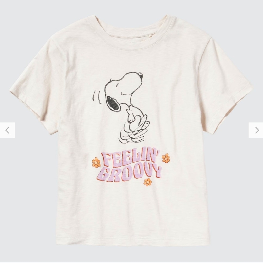 UNIQLO(ユニクロ)のラブ サンシャイン＆ピーナッツ UT グラフィックTシャツ（半袖・レギュラーフィ レディースのトップス(Tシャツ(半袖/袖なし))の商品写真