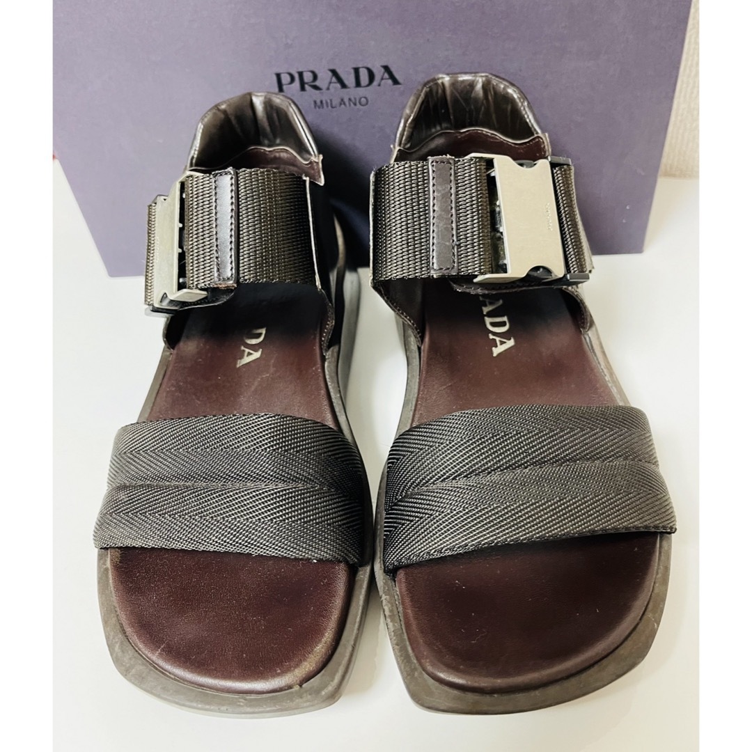 PRADA(プラダ)の美品　状態考慮　プラダ　ヴィンテージ　サンダル レディースの靴/シューズ(サンダル)の商品写真