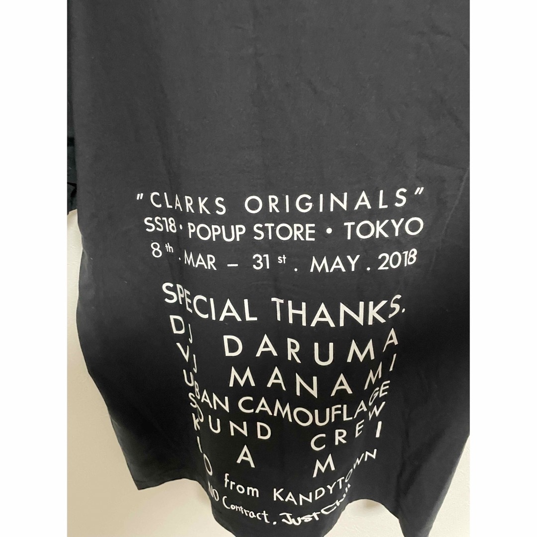 Clarks(クラークス)のクラークス18SS POPUP STORE限定 ロゴプリントクルーネックTシャツ メンズのトップス(Tシャツ/カットソー(半袖/袖なし))の商品写真