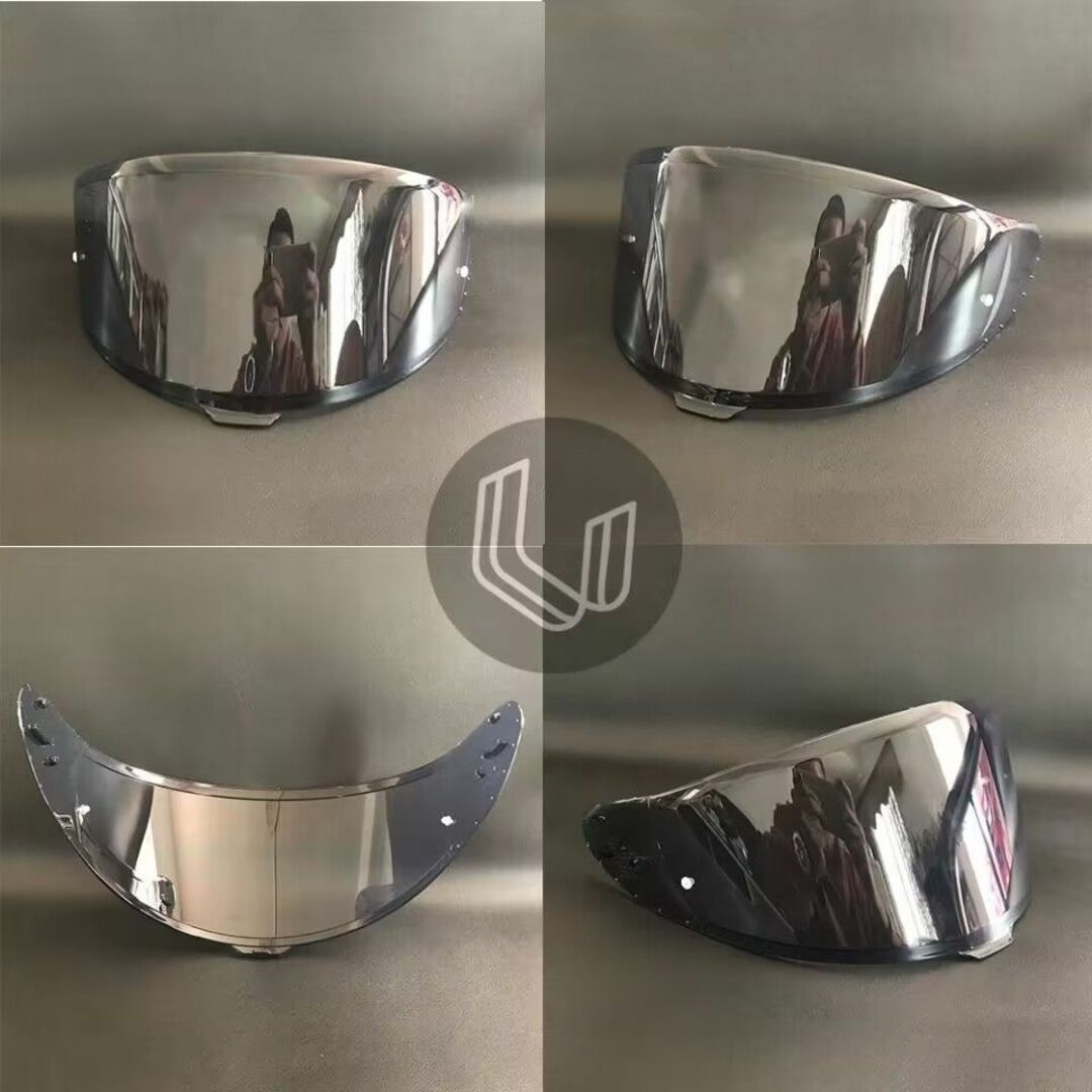 SHOEI X15 & Z8 ヘルメット交換用 濃いスモーク シールド A