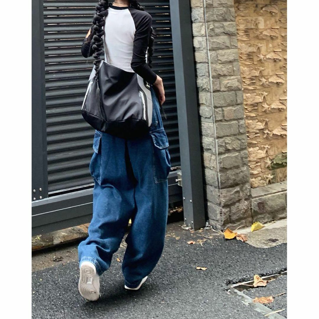 秋冬コーデ❤️カーゴパンツ レディース デニムパンツ 大きめ オーバーサイズ 秋冬コーデ❤️カーゴパンツ レディース デニムパンツ 大きめ オーバーサイズ