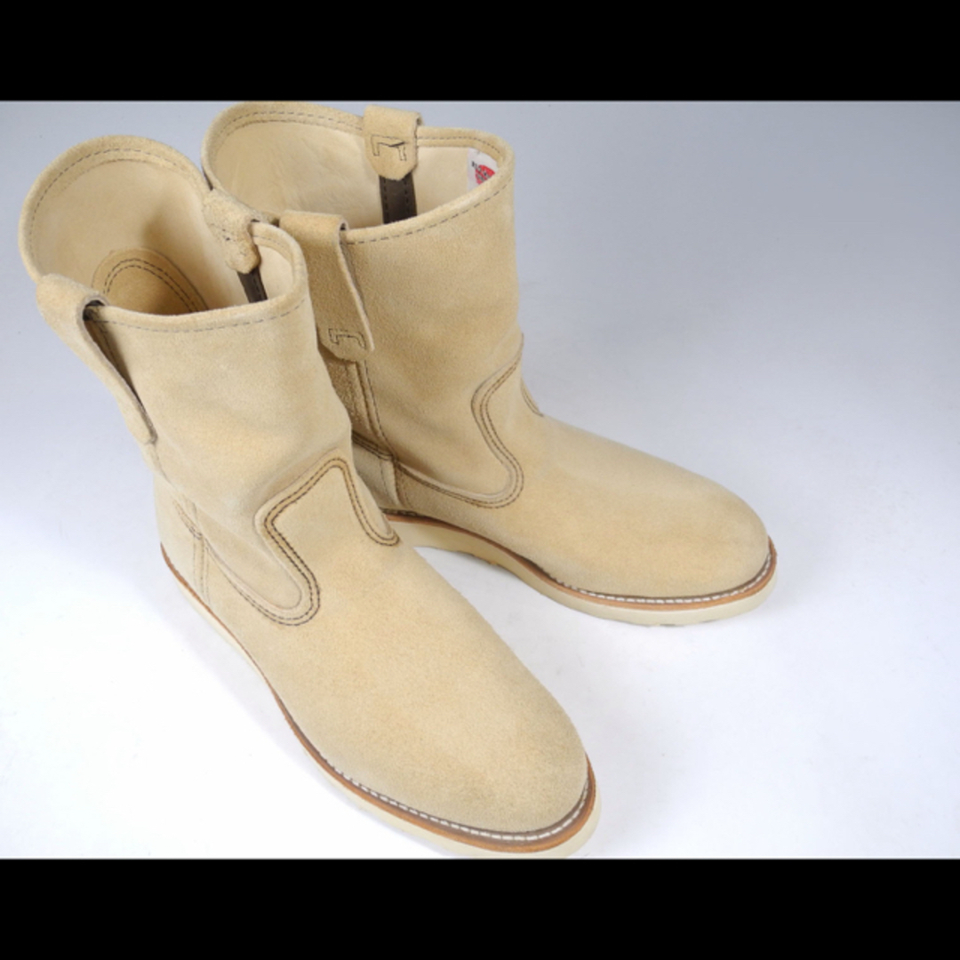 REDWING - 廃盤レッドウィング8168ペコスベージュスエード羽タグ866