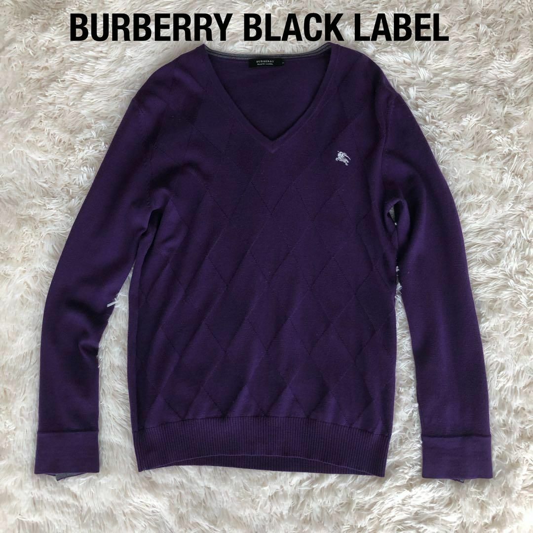 BURBERRY BLACK LABEL - バーバリーブラックレーベル ウールニット