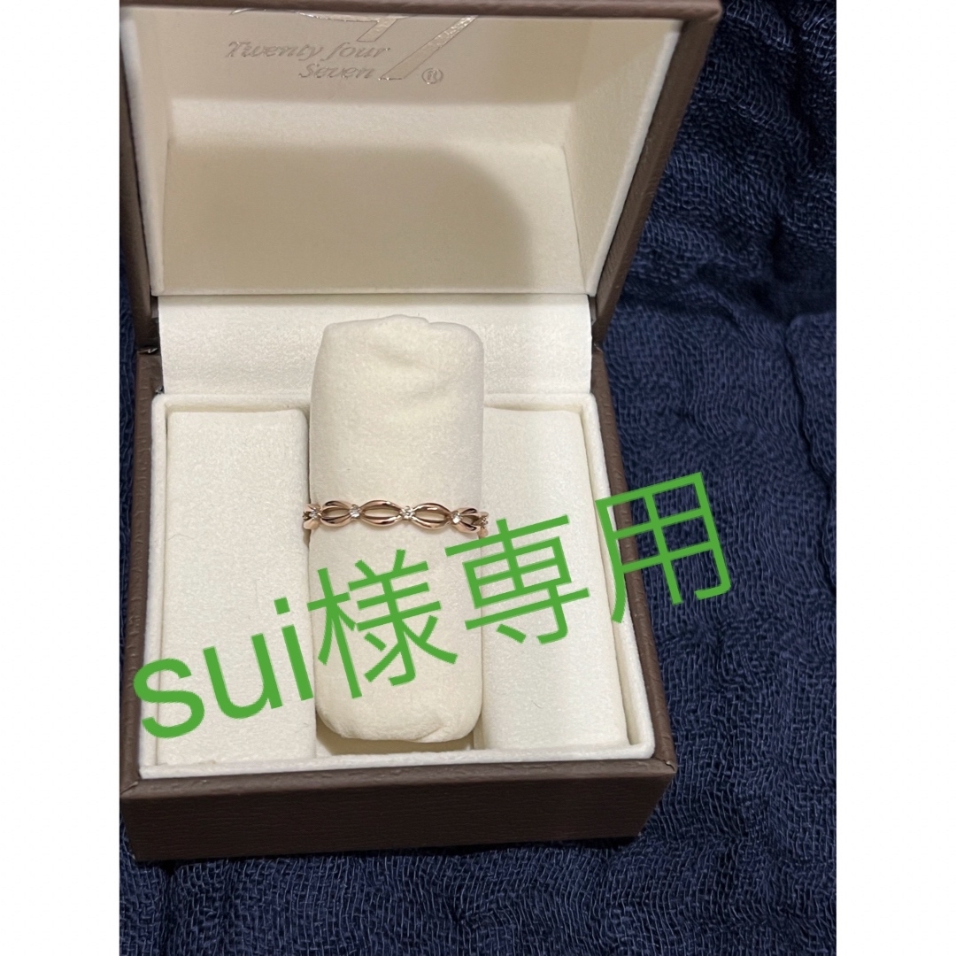 24-7ギリオン k18PGダイヤリングの通販 by moom's shop｜ラクマ