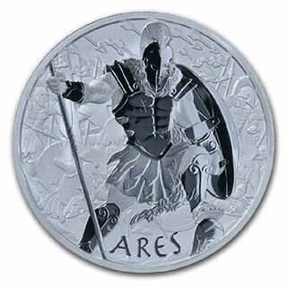 2023年 戦争の神　アレス銀貨　オリンポスの神々シリーズ  1オンス(金属工芸)