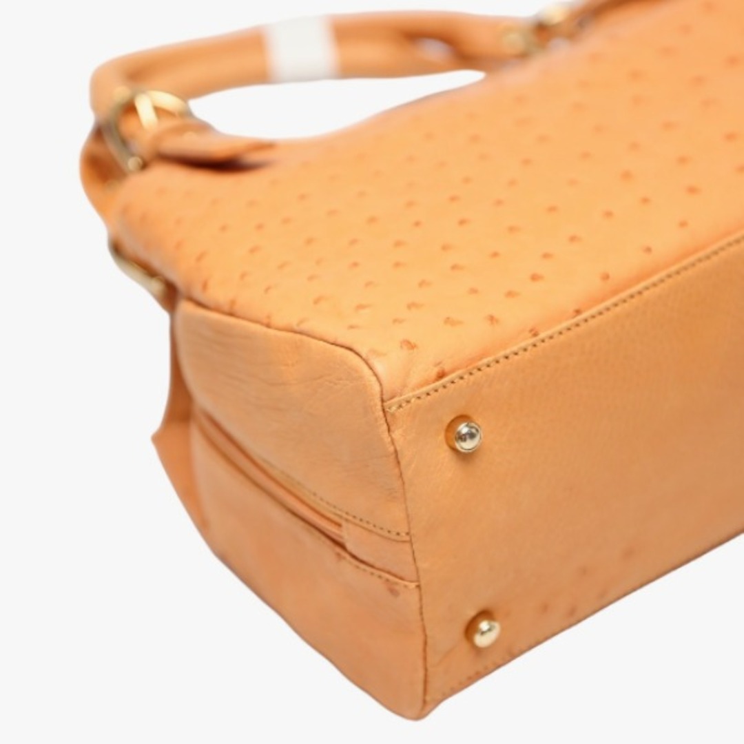 OSTRICH(オーストリッチ)のオーストリッチ 2271 ハンドバッグ オレンジ  ostrich フルポイント レディースのバッグ(ハンドバッグ)の商品写真
