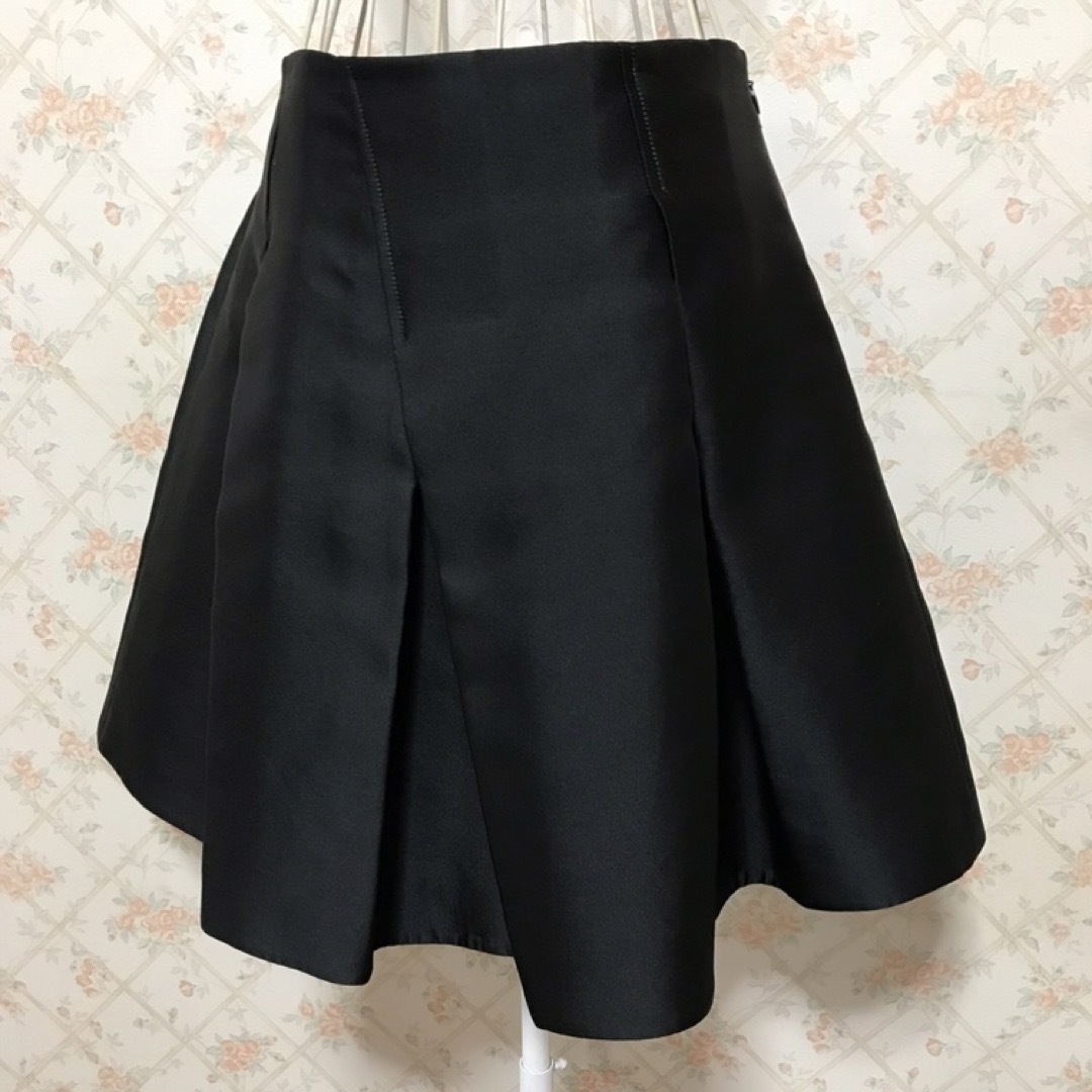 JIL SANDER ジルサンダー ひざ丈スカート 38(S位) 紺 - ひざ丈スカート