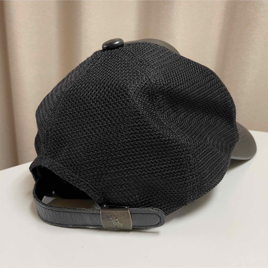 arth アース　レザーキャップ　ブラック　LEATHER CAP BLACK