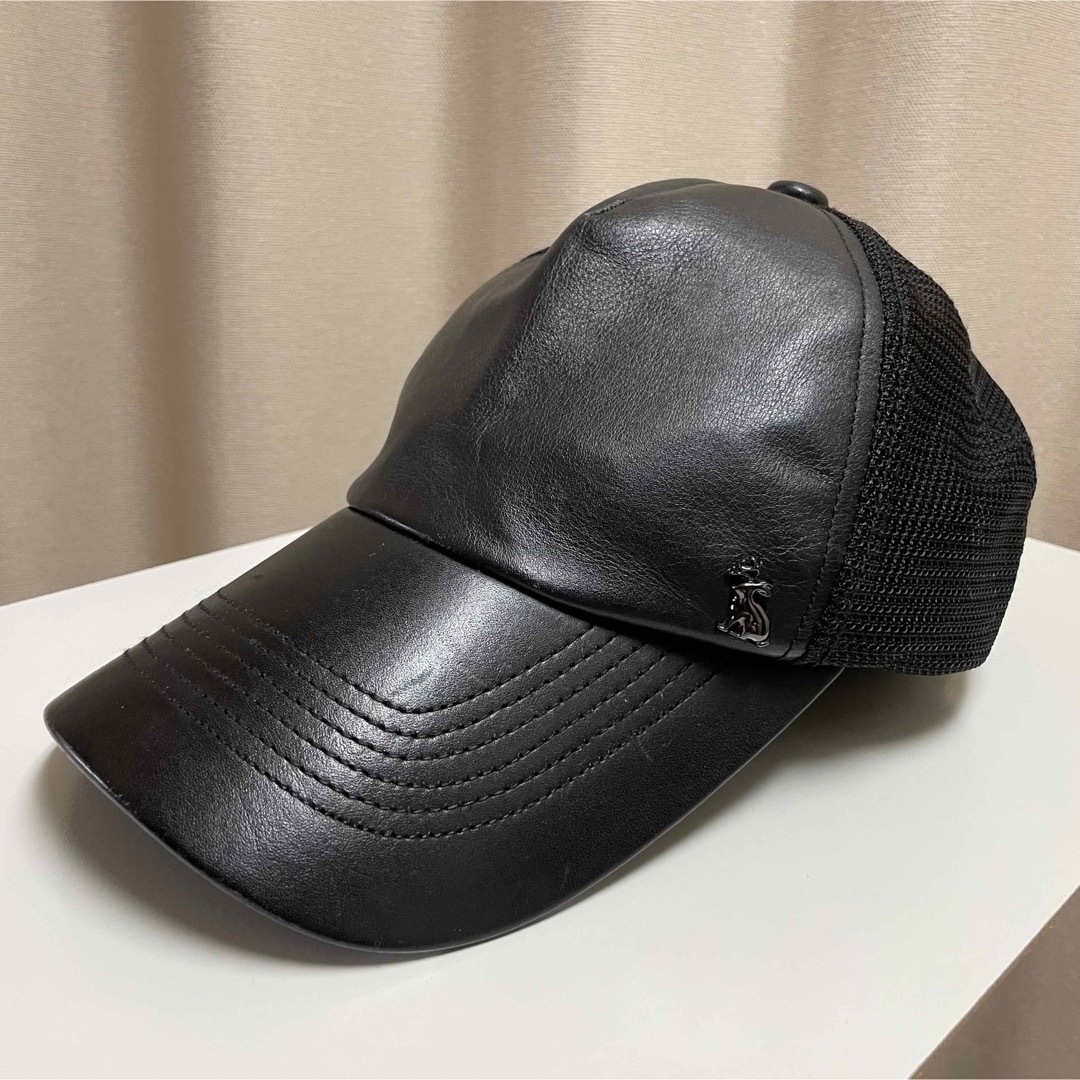 arth アース　レザーキャップ　ブラック　LEATHER CAP BLACK