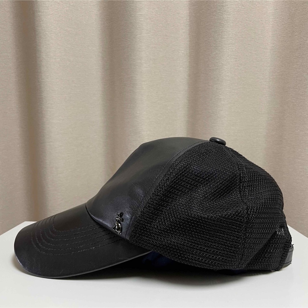 arth アース　レザーキャップ　ブラック　LEATHER CAP BLACK