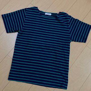 値下げ　美品　ボーダーTシャツ　メンズ　半袖　 ボーダーカットソー(Tシャツ/カットソー(半袖/袖なし))