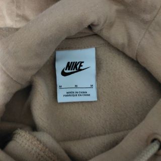 NIKE 刺繍ロゴ パーカー 焦げ茶色 L トラヴィス