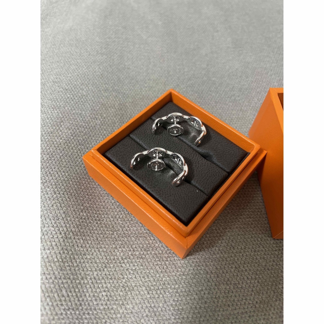 HERMES - 値下げ!HERMES シェーヌダンクル シルバー ピアス HERMES - 値下げ!HERMES シェーヌダンクル シルバー ピアス