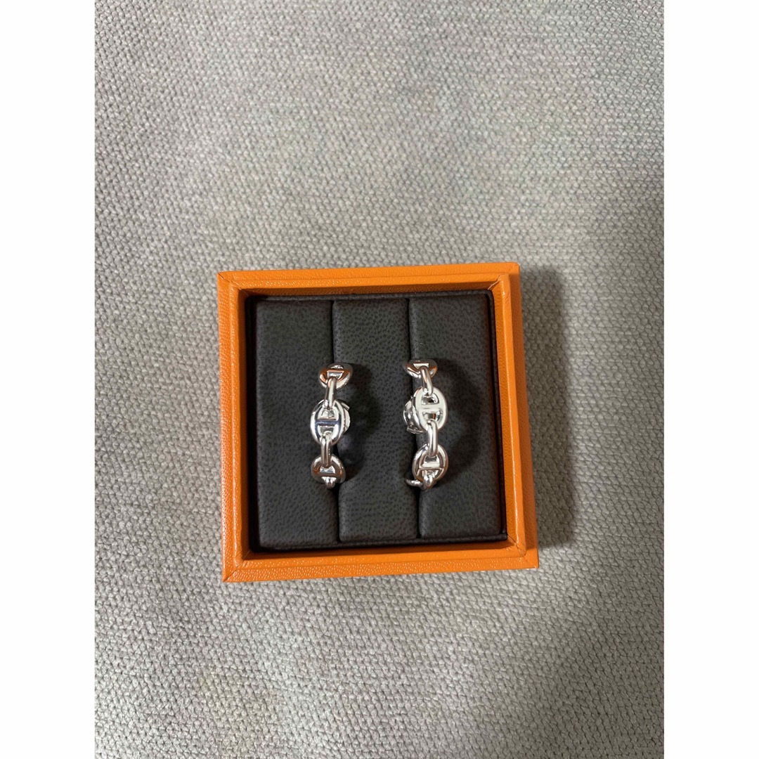 HERMES - 値下げ!HERMES シェーヌダンクル シルバー ピアス HERMES - 値下げ!HERMES シェーヌダンクル シルバー ピアス