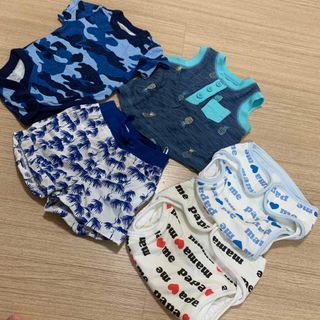 オールドネイビー(Old Navy)の👶未使用0-3monthまとめ売り🍼❤︎込1050円(タンクトップ/キャミソール)