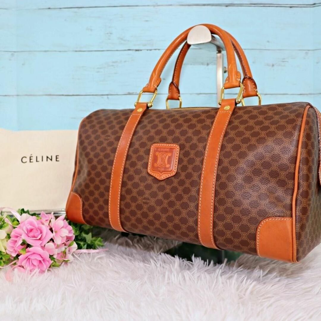 安いサイト CELINE オールドセリーヌ マカダムボストンバッグ