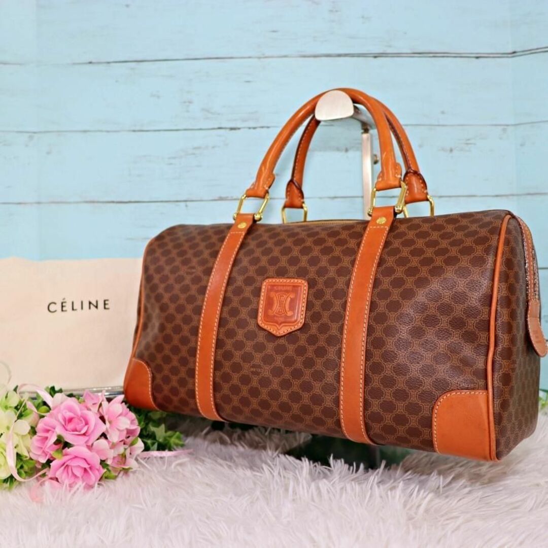 celine - CELINE オールドセリーヌ マカダムボストンバッグ トリオンフ ...