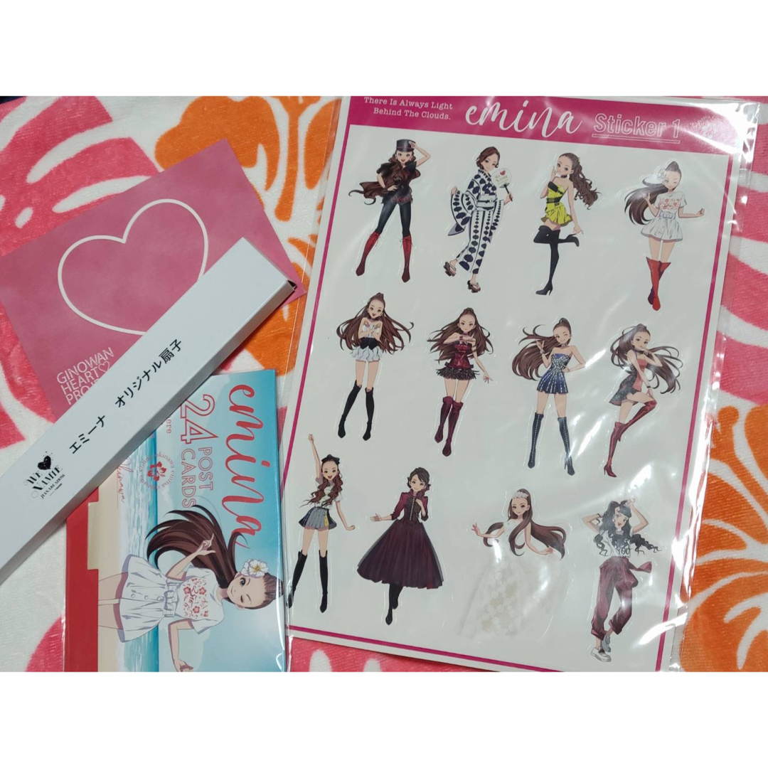 安室奈美恵/エミーナ 扇子・絵葉書 沖縄限定③ 安室奈美恵/エミーナ 扇子・絵葉書 沖縄限定③