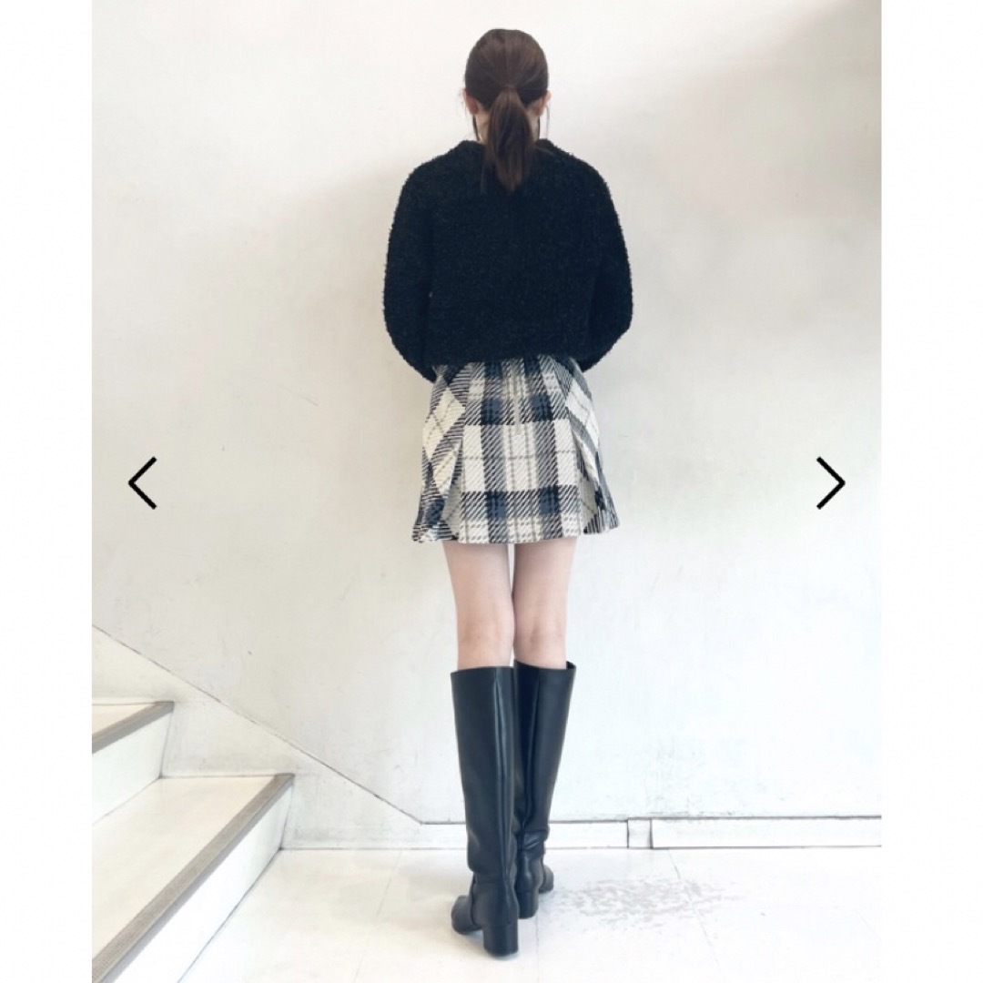 完売????SNIDEL ロービングチェックミニスカート????Ｓサイズ