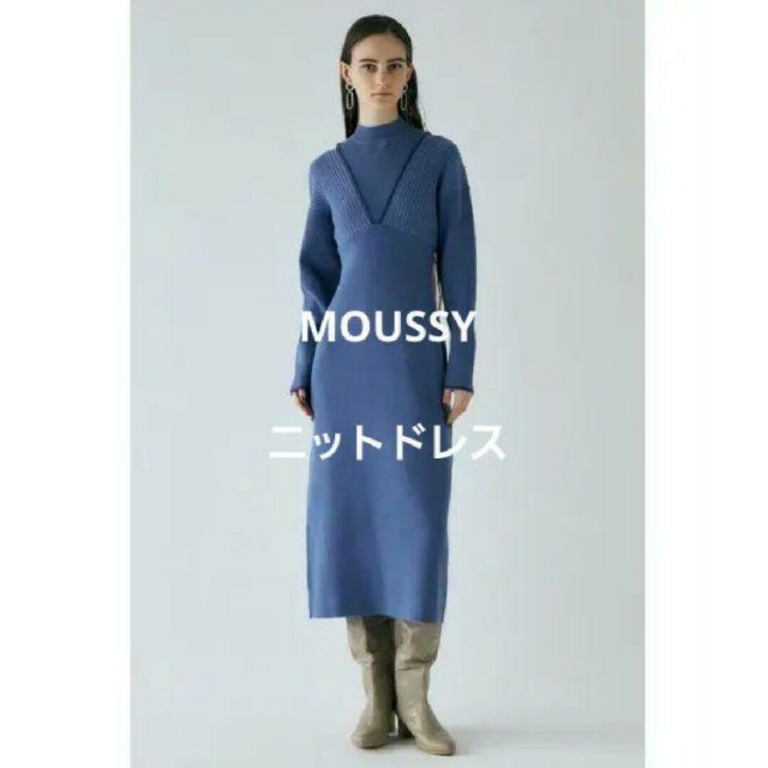 MOUSSY♡M_RIB KNIT DRESS