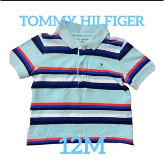 【美品】TOMMY HILFIGER 70.80サイズ12m ポーダーポロシャツ