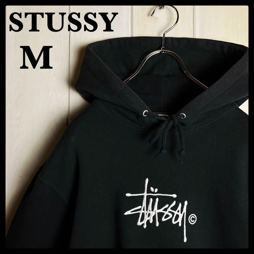 STUSSY - 【超人気デザイン】ステューシー☆センター刺繍ロゴ入り ...