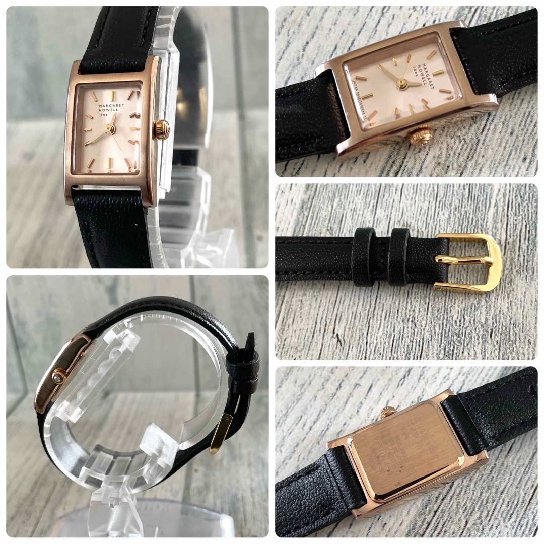 MARGARET HOWELL(マーガレットハウエル)の【動作OK】MARGARET HOWELL 腕時計 スクエア ピンクゴールド レディースのファッション小物(腕時計)の商品写真