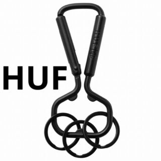 ハフ(HUF)のHUFハフカラビナブラック未開封❣️キーホルダー　キーケース　キーチェーン②(キーケース)