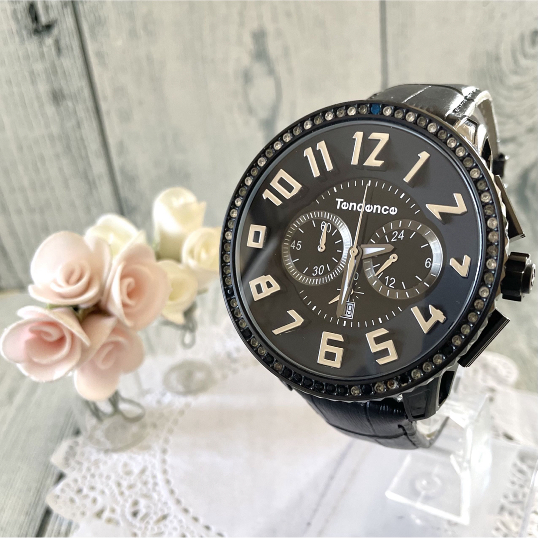 美品 テンデンス ガリバーDX クロノグラフ 腕時計